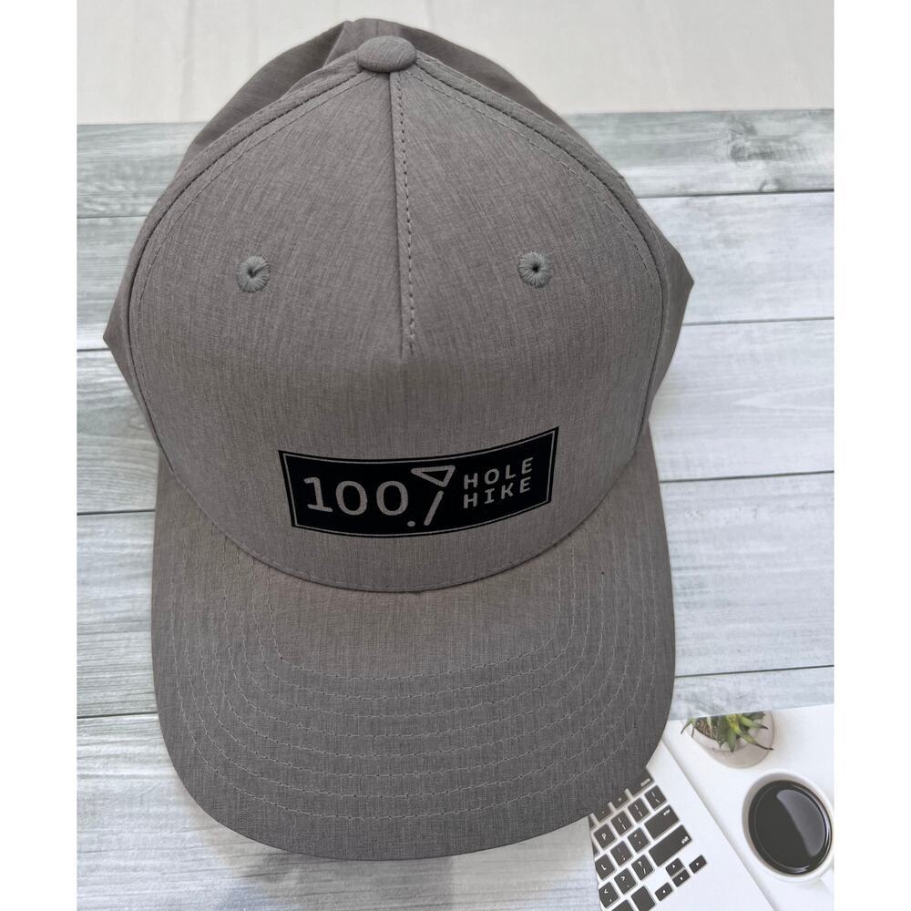 100 Hole Hike Flexfit Baseball Cap Gray